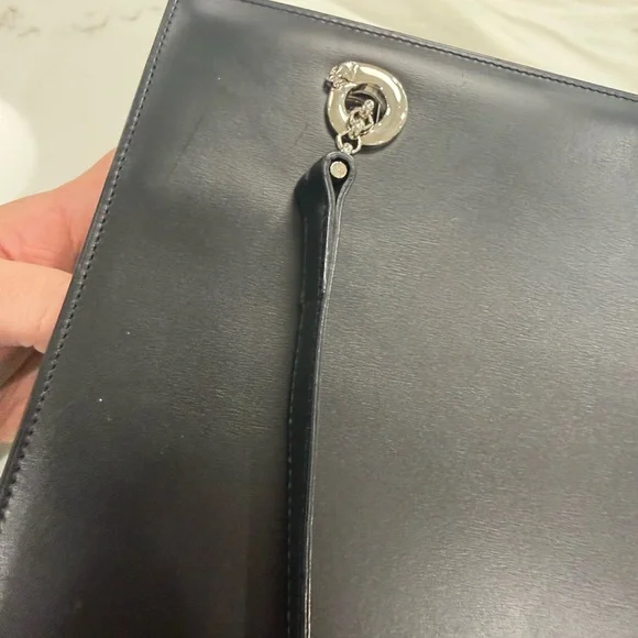 Cartier Black Leather Tote with Silver Hardware - Picture 13 of 13